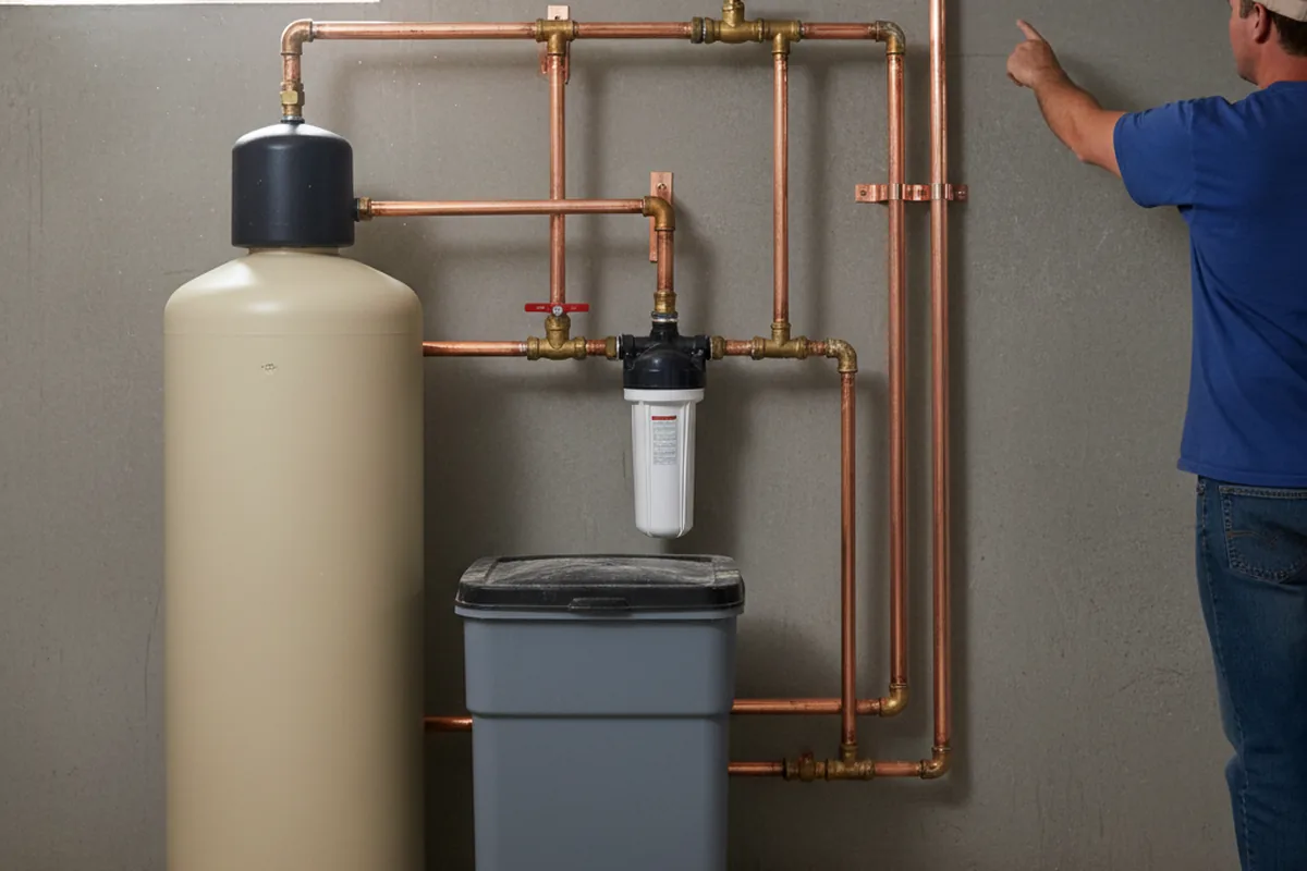 Whole-house water treatment system installed in West Newton